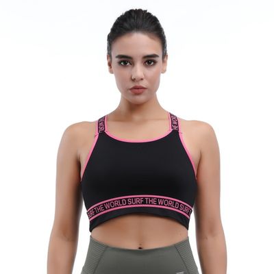 Good price Mesh Back Aerobics Low Impact Sports Bra Removable Pads online