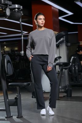 Good price Ladies' High Rise Flare Pants With Pockets Squat Proof Phone Friendly Design online