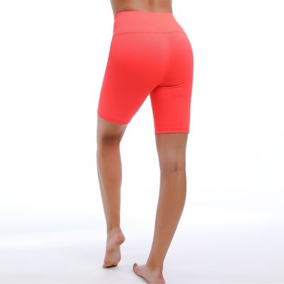 Καλή τιμή Υψηλή μέση Control κοιλιά Yoga Shorts Αναπνευστική 90% Νάιλον 10% Spandex σε απευθείας σύνδεση