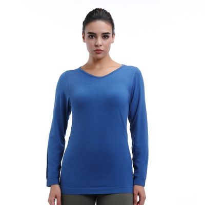 Good price Anti Pilling Fleece Lined Yoga Pullovers Anti Bacterial Quick Dry online