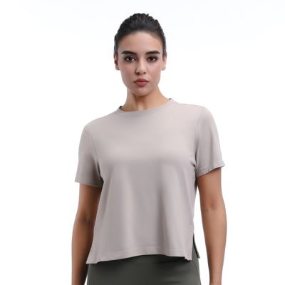 Good price UV Protection Running Short Sleeve Tops Anti Bacterial Sustainable online