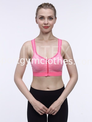 Ein guter Preis. Hochwirkungspolsterter Fitness-BH Wireless Feuchtigkeitsabsaugung 55% Nylon 40% Polyester Online