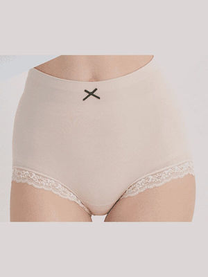 Good price Ladies Lace Trim Bikini Underwear Seamless Breathable Stretchy online